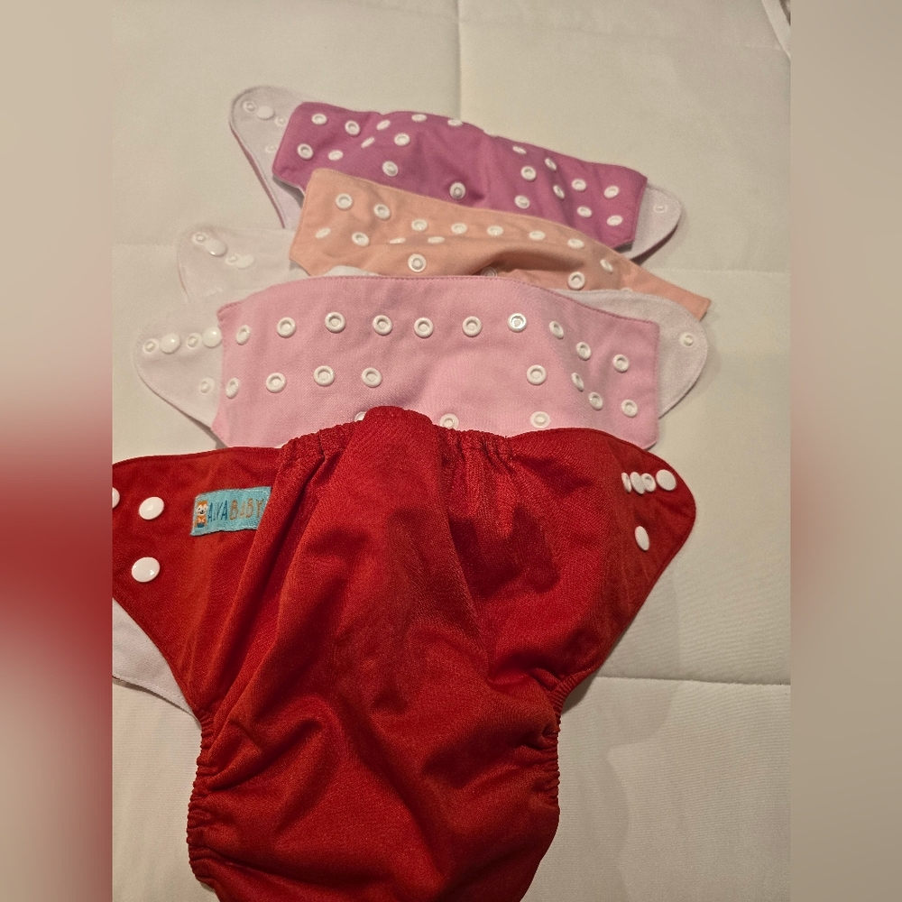 Alba baby cloth reusable diapers